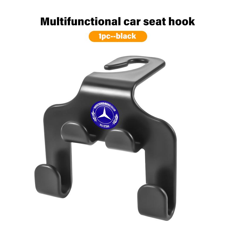 

GLC GLB 5pcs Double Head Hook Car Rear Seat Hanging Storage Holder For Mercedes Benz AMG A C E S G Class W201 W210 W108 W204 W2