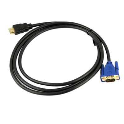 6Ft 1.8M VGA Stecker auf VGA HDMI-kompatibel Vergoldet HD-15 Steckerkabel 1080P HDMI-kompatibel-VGA