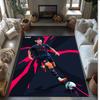 Erling Haaland Printed Flannel Area Rug Non Slip Soft Polyester Floor Carpet Indoor Decor Mat for Bedroom Living Room Sofa