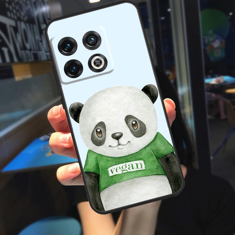 Vegan Pattern Funda For OnePlus 12 12R 13 R 11 9 10 Pro 8T 9RT 10T OnePlus Nord N20 N30 CE 4 2 3 Lite Case