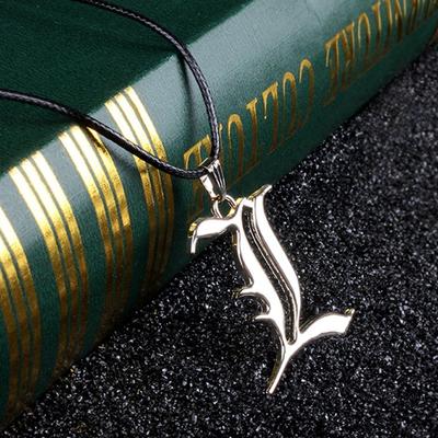 Death Note Double L Non-mainstream Κολιέ Έξυπνο κοσμήματα μόδας Anime Κρεμαστό κόσμημα Cosplay Unisex αξεσουάρ