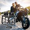 Aluminum Rubber Motorcycle Foot Pegs for XR250 Adjustable Angle Antislip Design Foot Rest Pedal Modification
