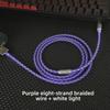 Benutzerdefiniertes DIY Handgefertigtes USB-C Weißlicht Magnetisches Mechanisches Tastatur Ladekabel für 8K Gaming