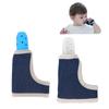 Fingerlutschen Stoppschutz Baby Finger Schutz Silikon Beißring Atmungsaktives Armband Fingerlutschen Stoppschutz für Kleinkind