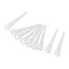 1000Pcs Pipette Tips 10ul Plastic Universal Pipette Tips for Laboratory Analysis Home Projects Plant Research