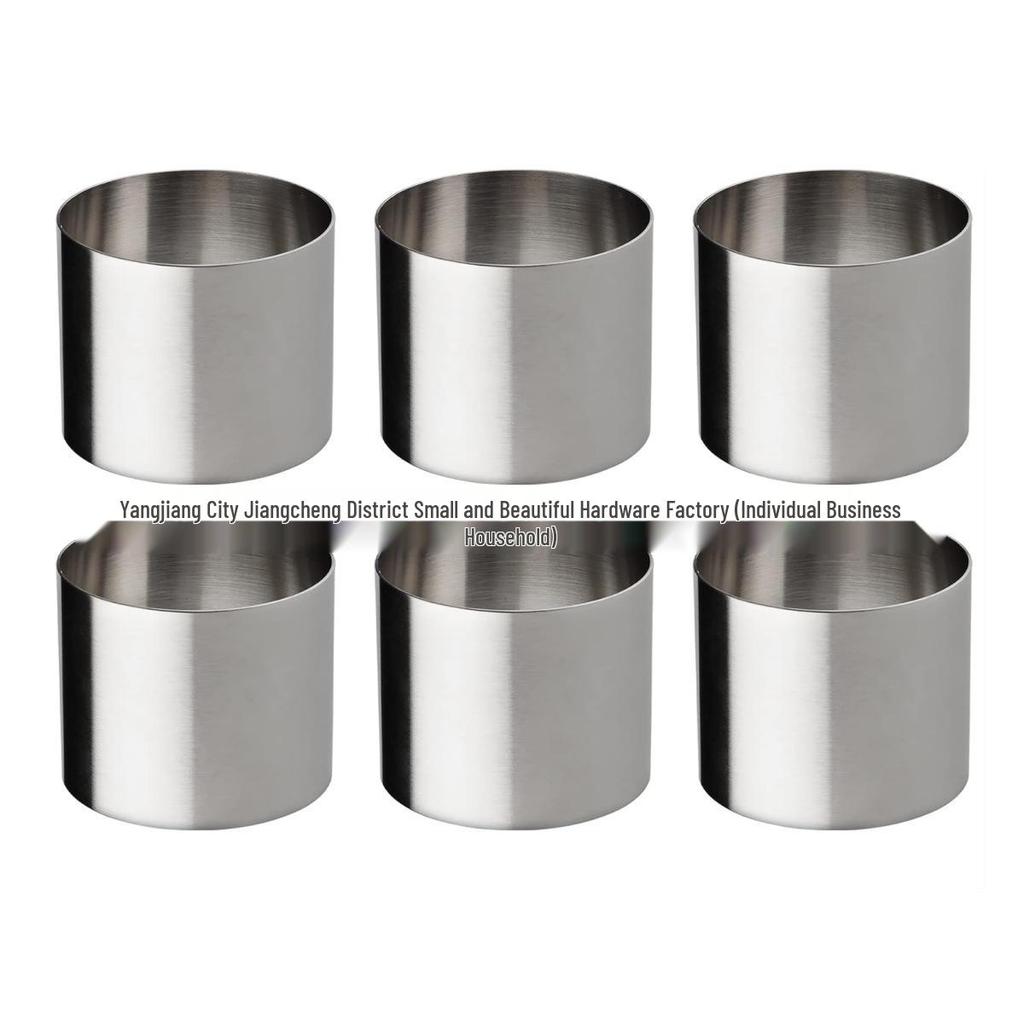 Adjustable Stainless Steel Mousse and Cake Ring Mold, 6-12 inch