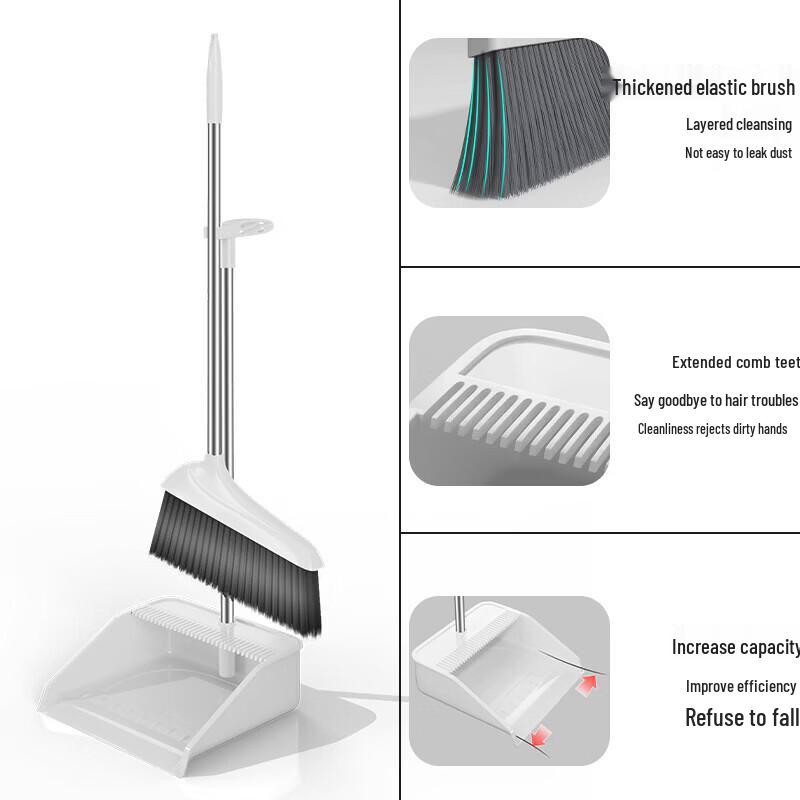 HAT Outdoor & Household Broom and Dustpan Set