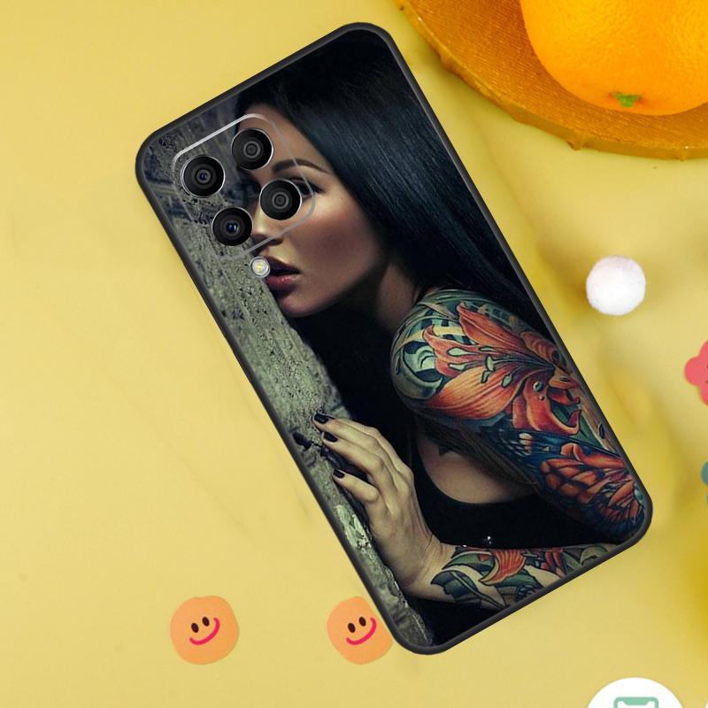 Sexy Tattoo Girl Case For Samsung Galaxy M31 M32 M12 M52 M21 M15 M55 M56 M36 M16 M06 M13 M33 M53 M14 M34 M54