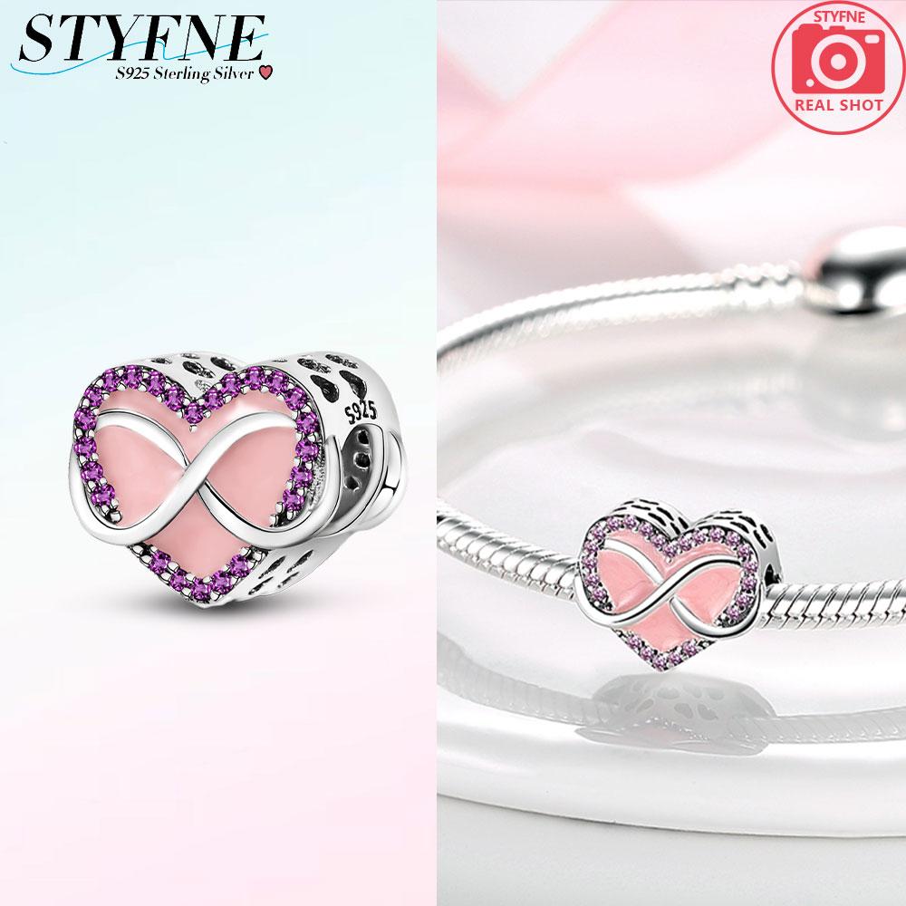 Original Rosa Serie Berlocker Koppar Parfym Fjäril Pärlor Hänge Hängande Passar Armband Berlockarmband Diy Dam Smycken Gåva