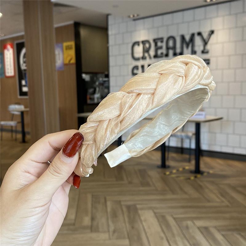 

Korean Dongdaemun Organza Twisted Headband Girls High Crown Mesh Hairpin Wholesale