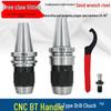 Self-Locking Tapered Tailstock Drill Chuck for CNC Lathe & Milling Machine