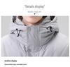 25th Anniversary Unisex Hooded Down Jacket - Winter Casual Style