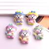Lina Bear Resin Ornaments: DIY Cream Glue, Phone Case, Hair Accessories, Shoe Buckles