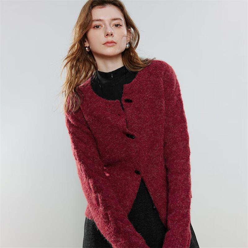 Women's Retro Toggle Button Knitted Cardigan