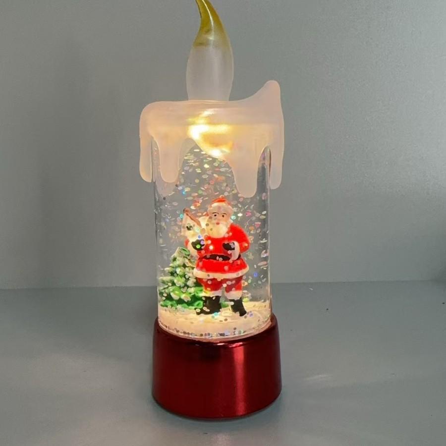New Christmas decorations, candle lights, snowflake lights, Christmas crystal ball lights, creative Christmas gifts