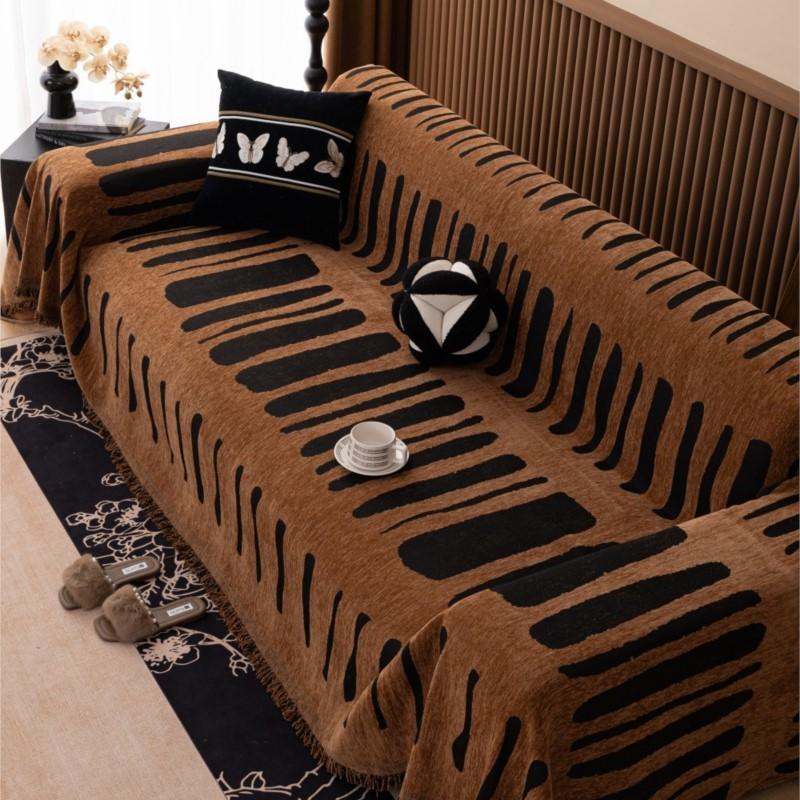 All-season Chenille Camping Picnic Sofa Cover  Dark Funda Sofa Bohemia Sofa Covers Mats Throw Blankets