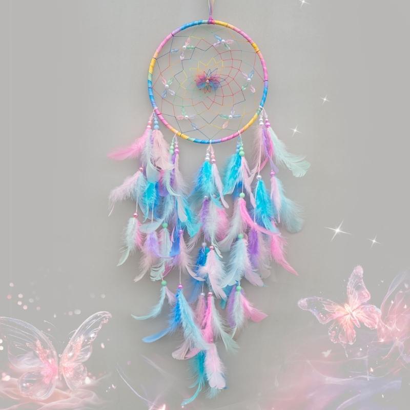 Dreamcatchers Bohemians Dream Catcher Wall Decors for Bedroom Dorm Room Decors Feathered Hanging Ornament Festival Gift