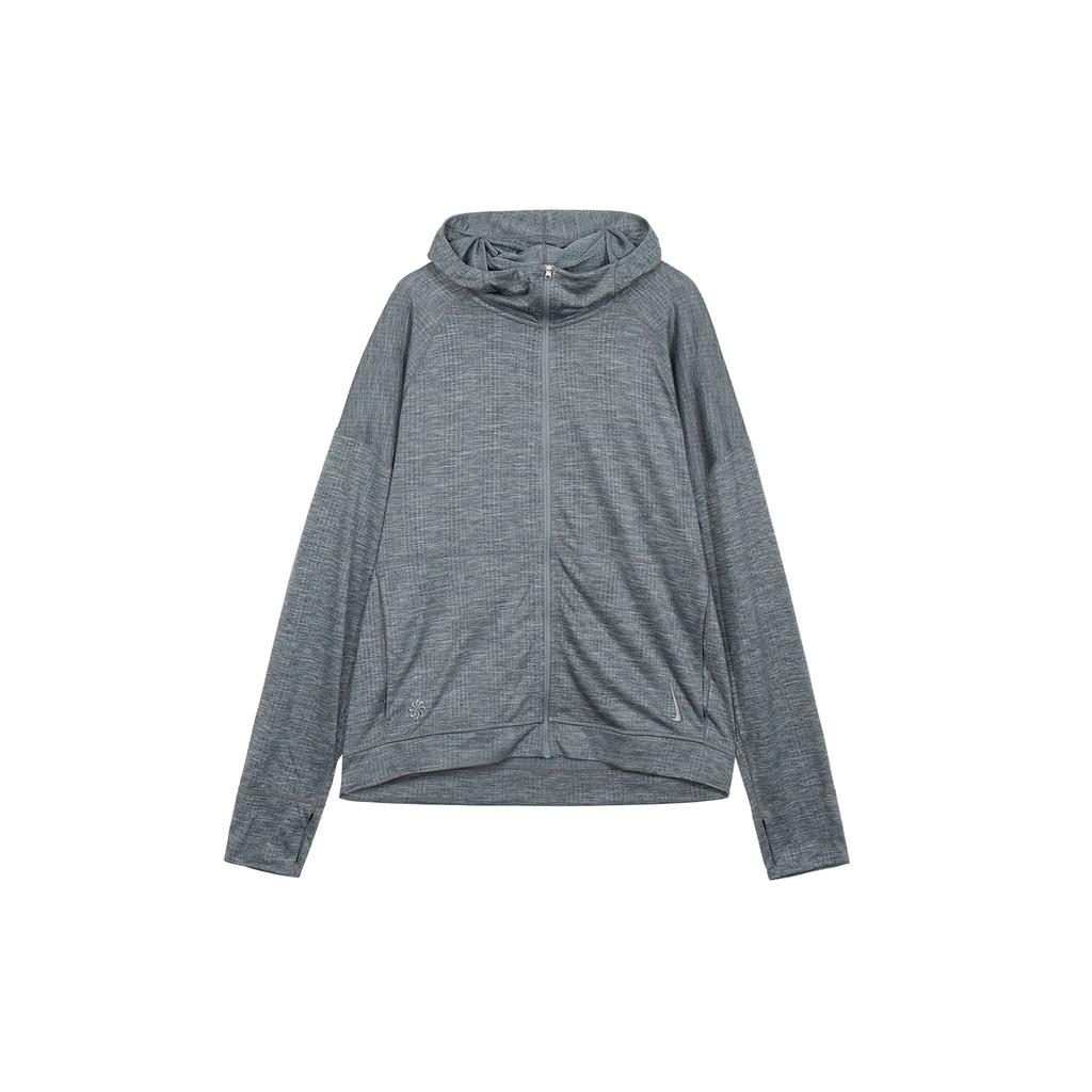 Nike Yoga Dri-FIT Solid Color Zip-Up Hoodie Men Hoodies Cool-Gray FB7779-065