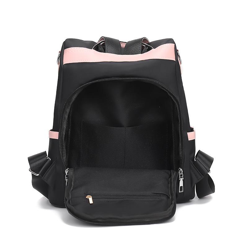 Schoolbag backpack women's new Korean version large capacity Oxford cloth college schoolbag leisure shopping travel backpack