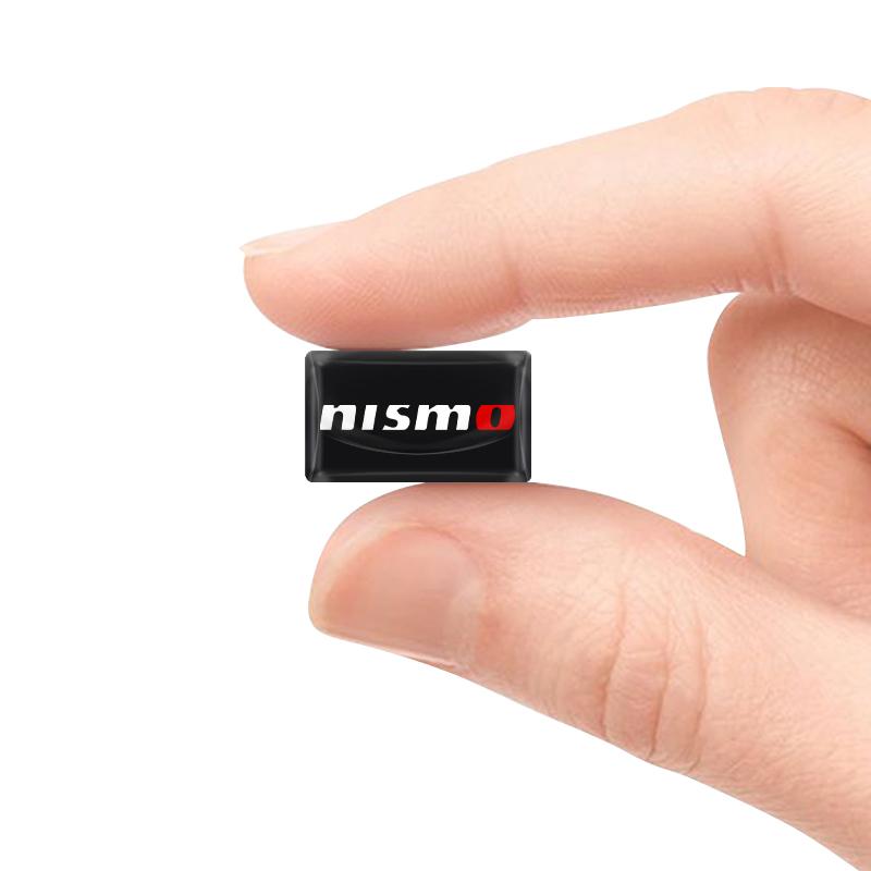 2/5/10 Stück Kohlefaser Lenkrad Auto Logo Emblem 3D Aufkleber für Nismo Nissan Juke Tiida Teana GTR 350Z 370Z 240SX Fairlady