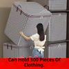 Large Capacity Vacuum Storage Bags For Quilts Clothes Seasonal Moving Organizer Thick Non Woven Compression Storage Bag