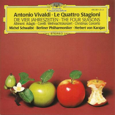 CD ANTONIO VIVALDI, CORELLI, MICHEL SC - Čtvero ročních dob (Albinoni: Adagio • Co 4153012 Deutsche Grammo 1985 Evropa Klasická Použitá