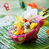 100Pcs/set Bamboo Christmas Toothpicks Smooth Surface Cocktail Bamboo Sticks  Cake