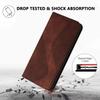 Applicable to Samsung S25 leather case A56 skin matte insert card wallet strong magnetic bracket protective case Hot 40i