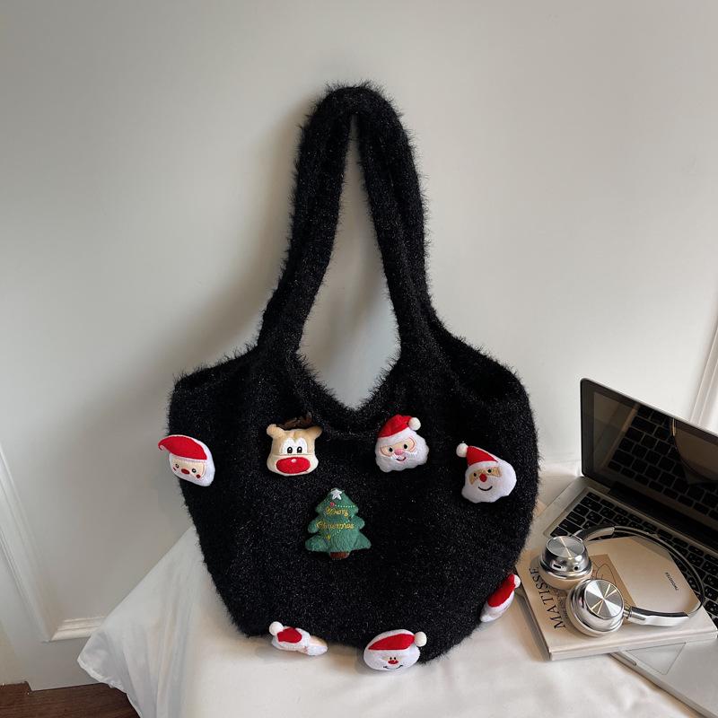 Casual Large-capacity Hollowed-out Bag, Laid-back Single-shoulder Bag, Vacation Beach Bag, Women's Bag