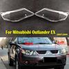 For Mitsubishi Outlander EX 2007 2008 2009 Headlight Cover Transparent Lampshade Lamp Shade Plexiglass Replace Original Lens