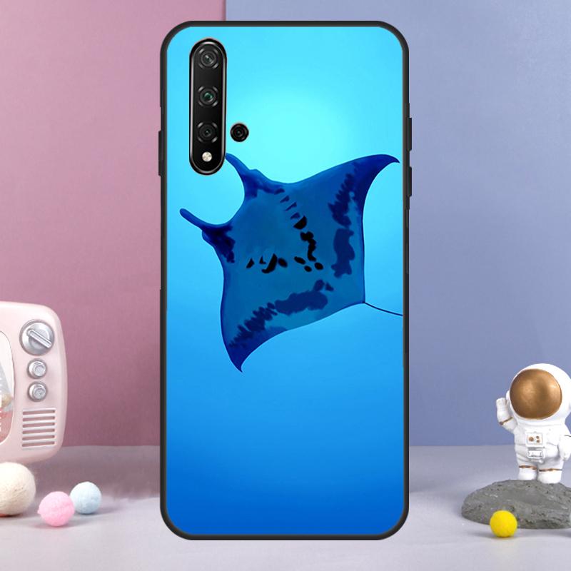 Animal Manta Ray For Huawei Nova 12i 12s 11i 8i 7i 9 10 SE Y60 Y61 Y70 Y72 Y73 Y90 Y91 P20 P30 P40 Lite Case