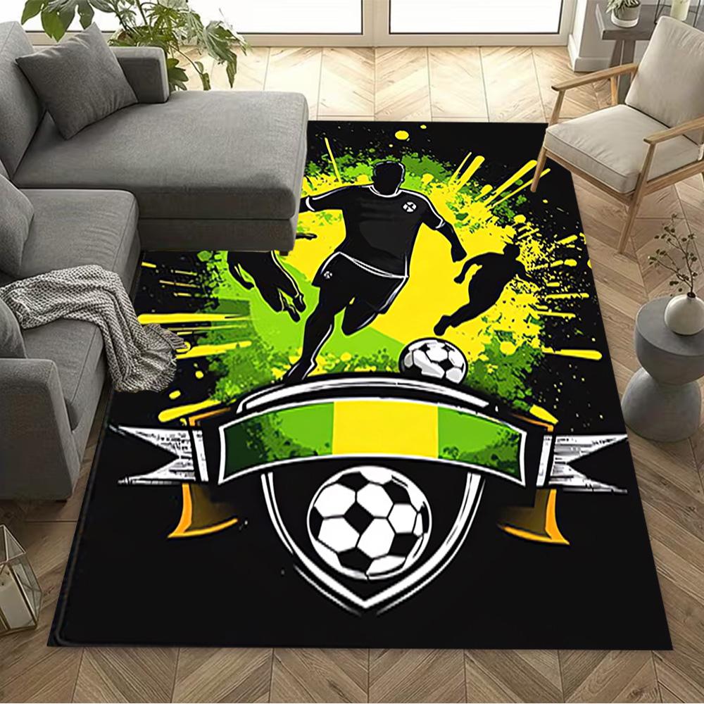 1pc soccer ball rug home carpet design for office decor gift living room bedroom