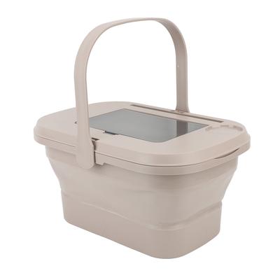 Faltbarer Camping-Aufbewahrungskorb Große Kapazität Tragbar Faltbare Outdoor-Aufbewahrungsbox für Picknick BBQ