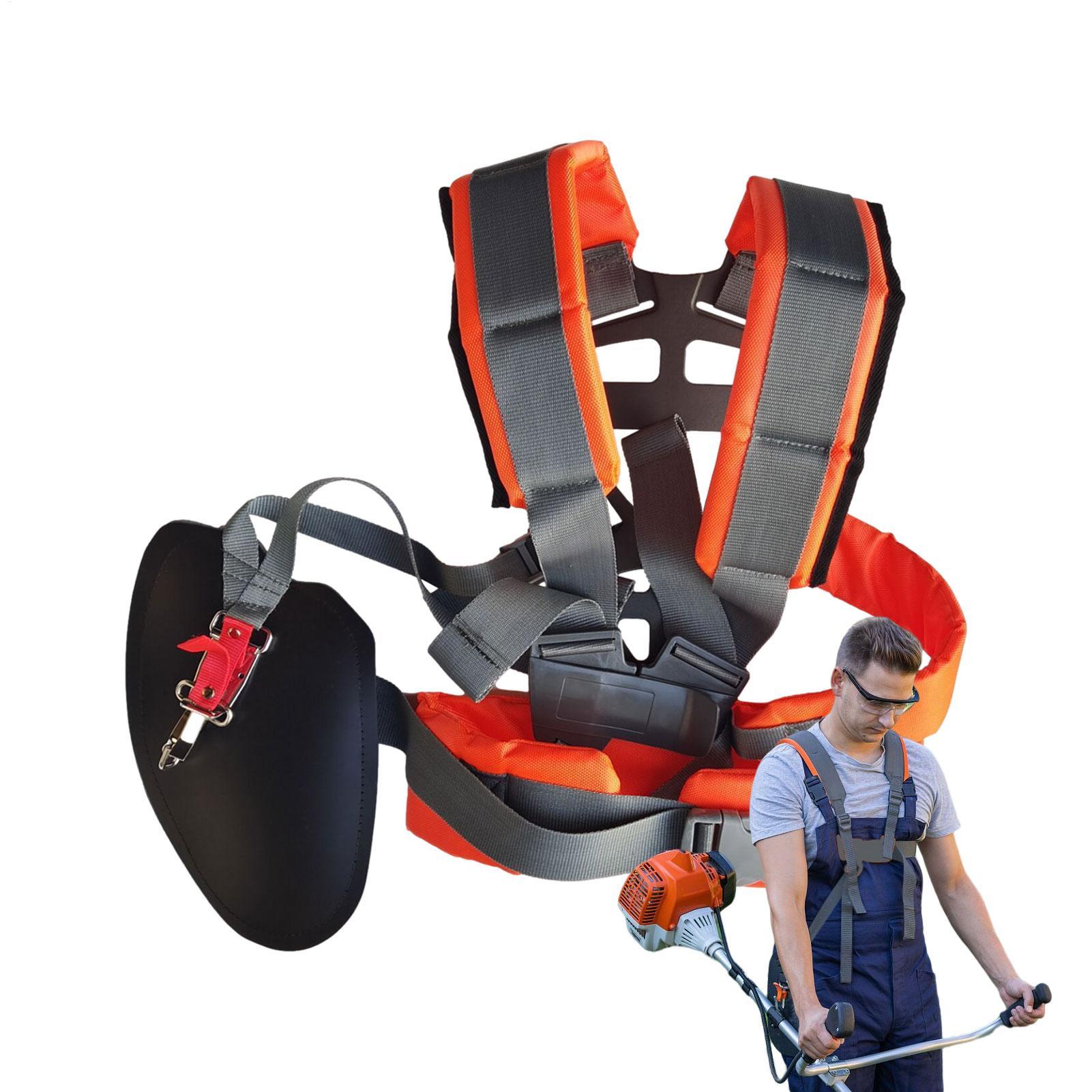 

Weedeater Strap Padded Harness Strap Belt Lawn Mower Power Pruner Double Trimmer Shoulder Adjusted Band For Weedeater Mower Other