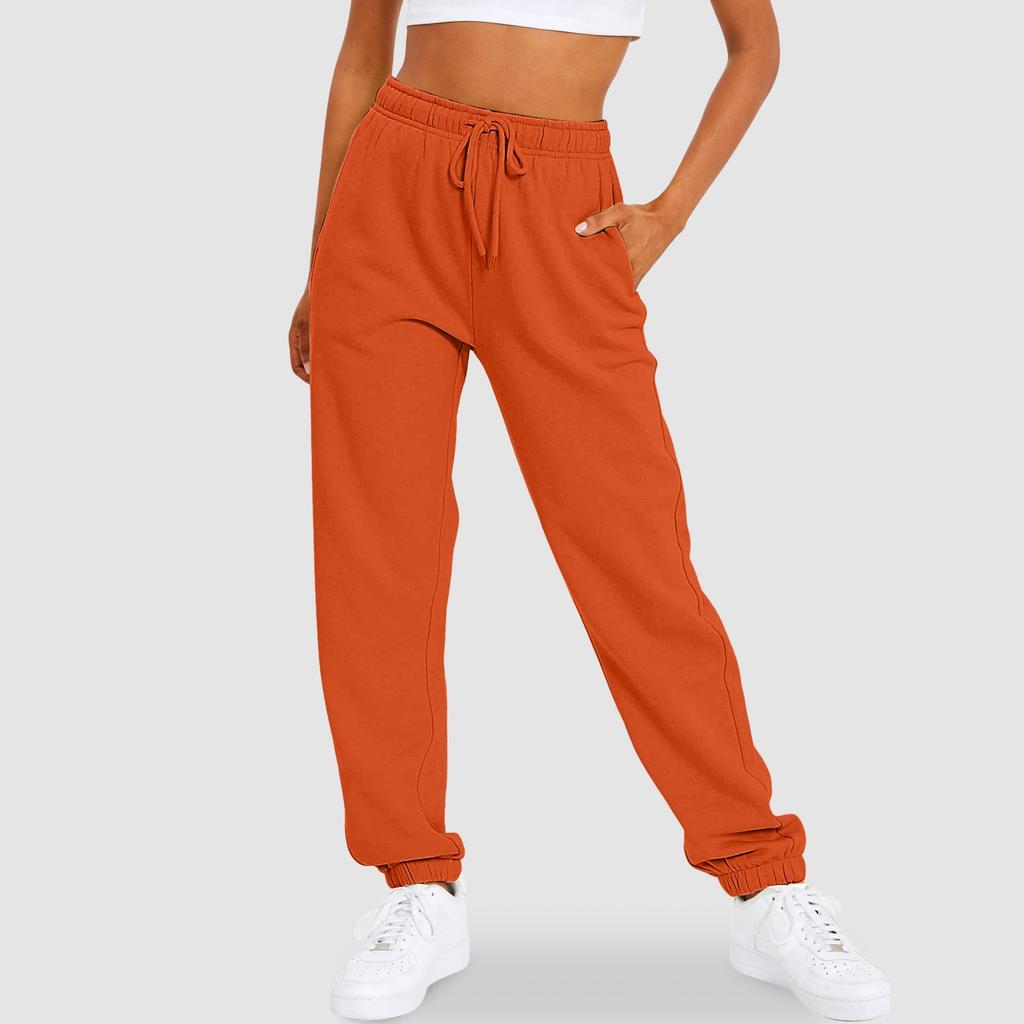 Women's High Waisted Sweatpants Workout Active Joggers Pants Casual Comfort Baggy Trousers Woman Clothing Pant