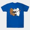 We Bare Bears Art Women T-Shirts Cotton Short Sleeve O Neck Lady Tshirt Clothing Personality Tee