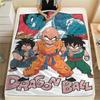 Dragon Ball Charakter Druck Flanelldecke Hohe Qualität Bequem für Alle Jahreszeiten Heimdekoration Wärme und Komfort Perfekt für Weihnachtsgeschenke