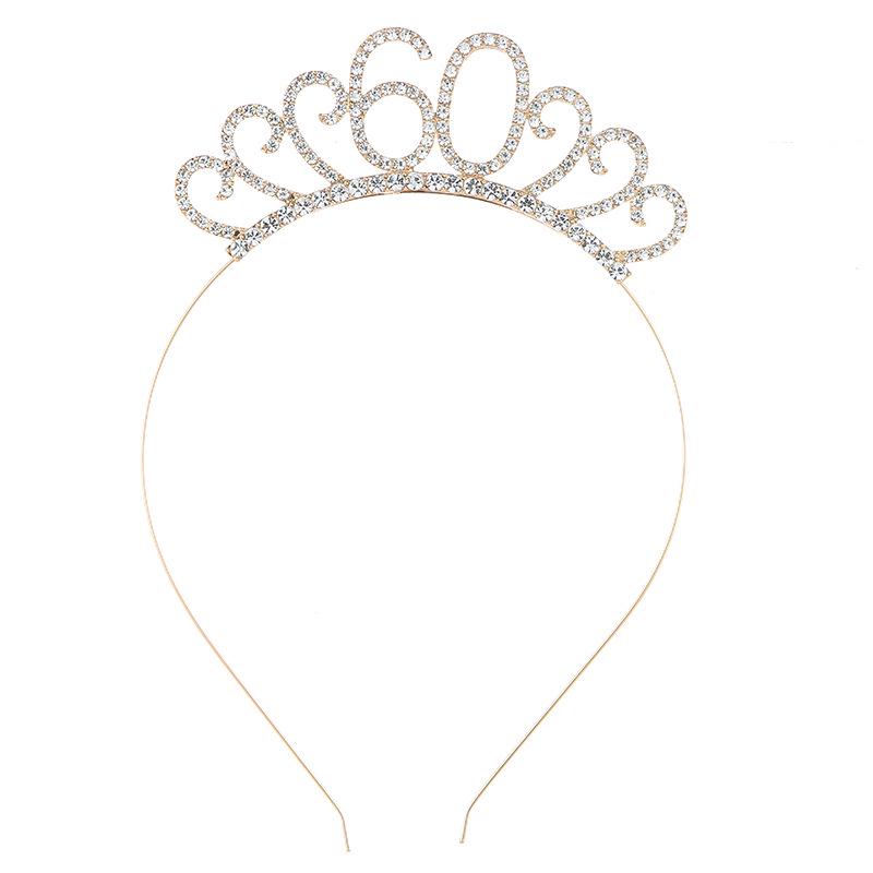 New Birthday Crown Headband - European & American Style for 1st Birthday Party