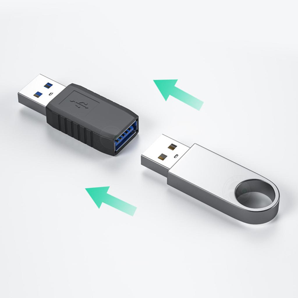90 Degree USB 3.0/USB 2.0 to USB 3.0/USB 2.0 Adapter 10Gbps USB 3.0/USB 2.0 Female to USB Male Adapter Data Sync Adapter