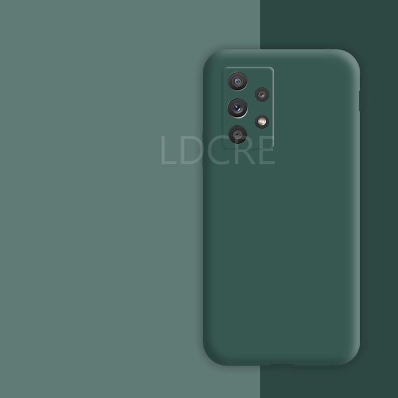 For Samsung Galaxy A72 Case For Samsung A72 Cover Silicone Soft Liquid Silm Rubber Case For Samsung Galaxy A72 A52 A12 A51 M51