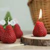 3D Ароматическая свеча с клубникой Сделай сам Ручная работа Романтические ароматические свечи Декор на день рождения Ароматизация помещения Украшение VIE LENTE