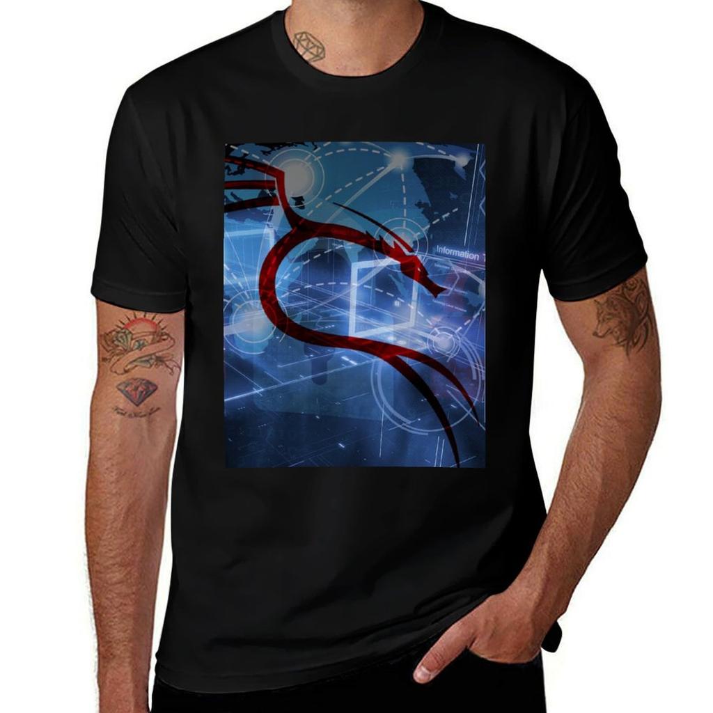 Kali Linux Hacker Tshirt Uv Protection Outdoor Tee Shirt