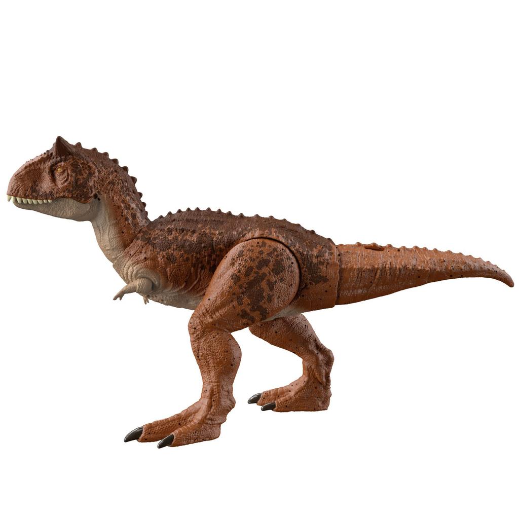 Mattel Jurassic World Damage! Shining Carnotaurus (Total Length: Approx. 39cm) for Ages 4 and Up (HND19)