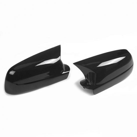 Paar Rückspiegelkappe für 1997-2004 VW Golf 4 MK4 GTI R Glänzend Schwarz