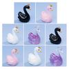 24 Pcs Mini Swan Figurine Miniature Resin Animal Ornaments for Fairy Garden Moss Landscape DIY Terrarium Crafts