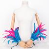 Large Feather Bracelet Cuffs for Halloween & Christmas Costumes