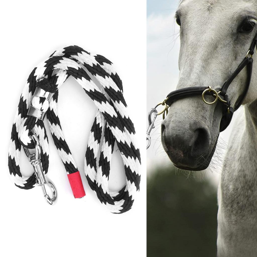 Horse Rope Strong Braid Rope with Thicker Alloy Hooks for Horse Large Dog Sheep and Other Livestocks