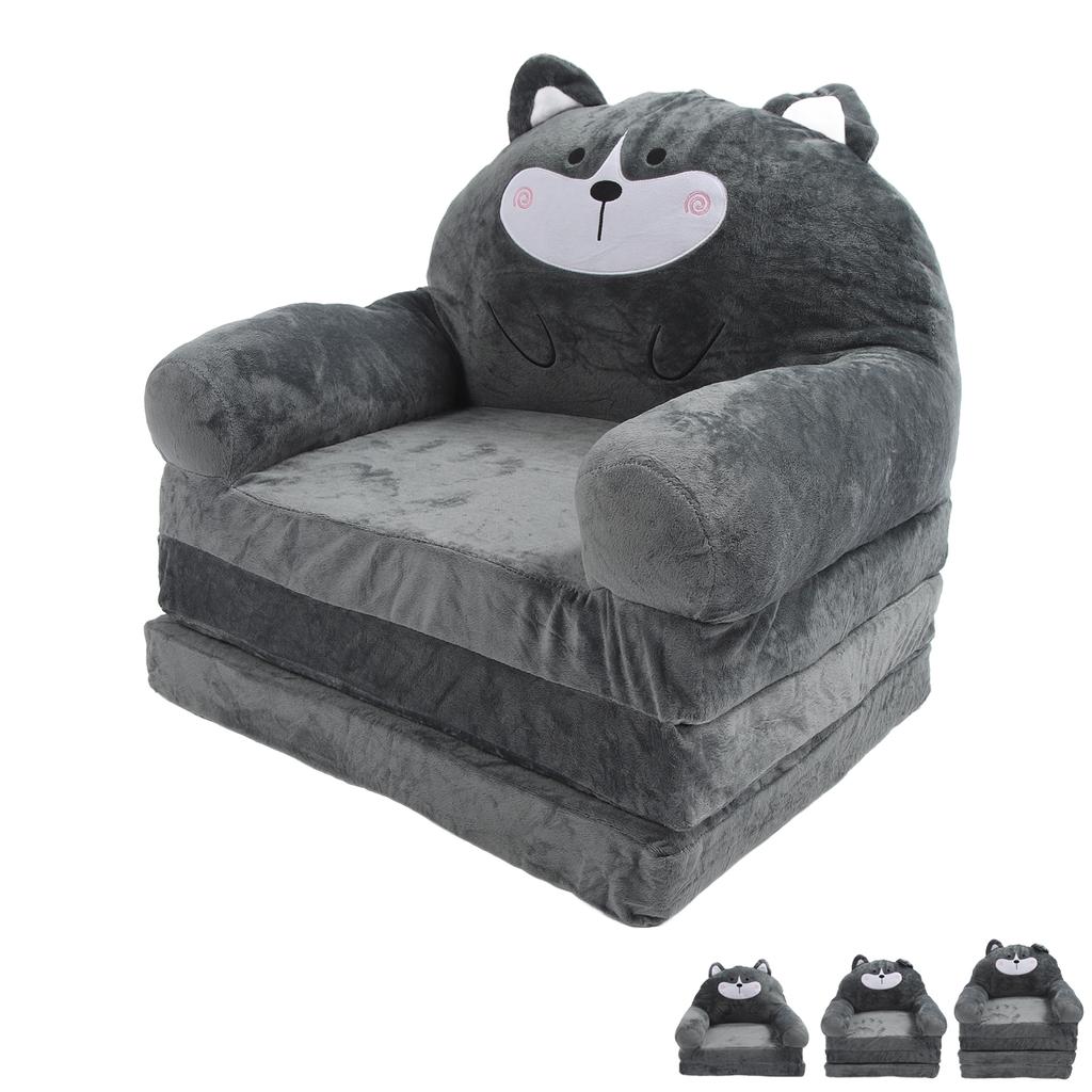 Baby Couch 2 In 1 Fold Out Kids Couch Folding  Out Toddler Chair Kids Sofa Convertible Infant Se