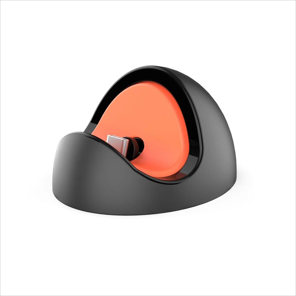 PG-SW2041 Universal Mini Charging Dock for Switch/Switch 2/Switch Lite: Portable Round Type-C Fast Charging Stand