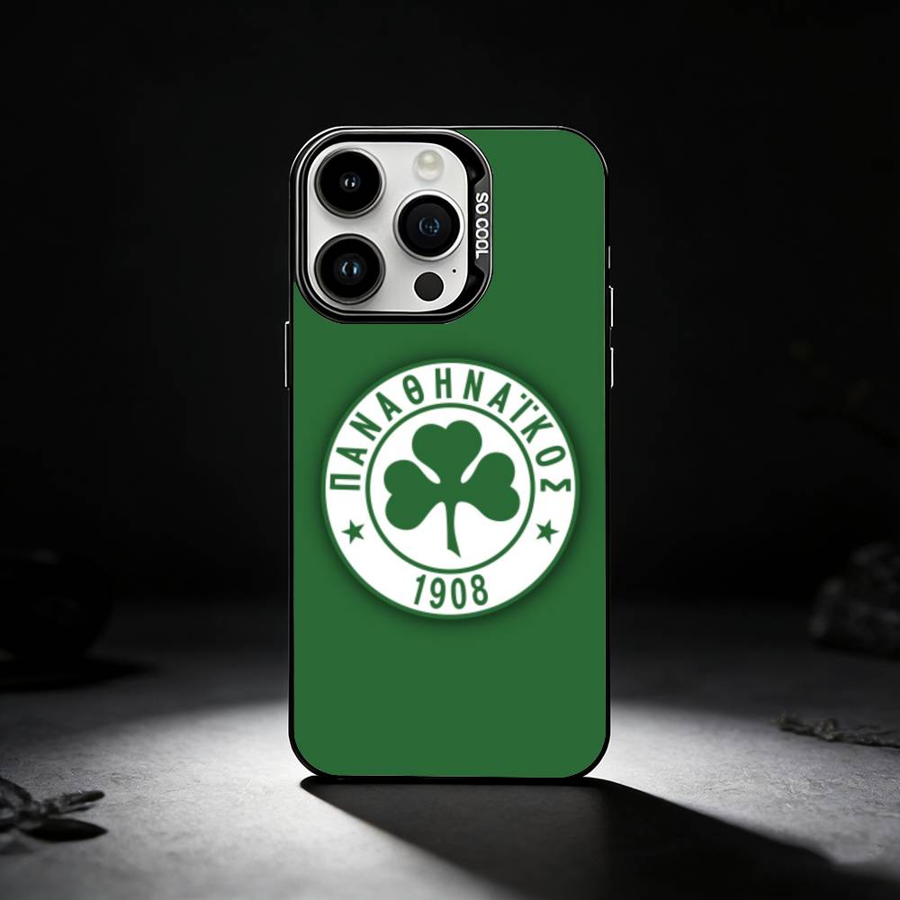 

ART P-Panathinaikos A-Athens PA Phone Case For iPhone 17,16,15,14,13,12,11 Plus,Pro Max,XS,Colored silver phone case iPhone16plus